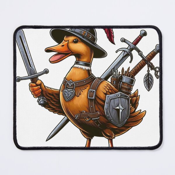 Item preview, warrior duck  designed and sold by Greydate.