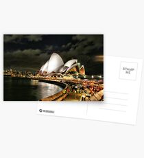 Sydney at night HDR Postcards