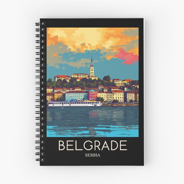 Item preview, A Pop Art Travel Print of Belgrade - Serbia  designed and sold by StudioRedKoala.