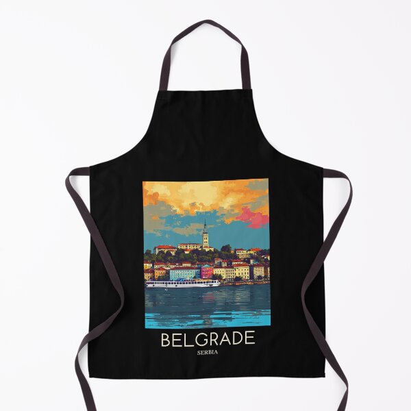 Item preview, A Pop Art Travel Print of Belgrade - Serbia designed and sold by StudioRedKoala.