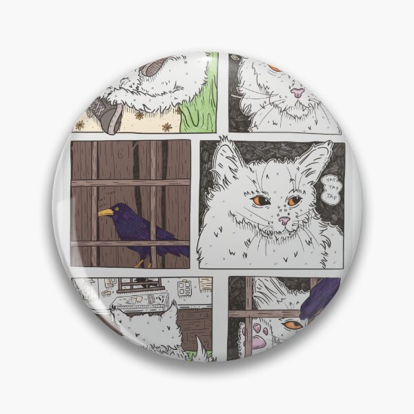 Item preview, Cat & Crow comic strip designed and sold by ovrthemoonn.