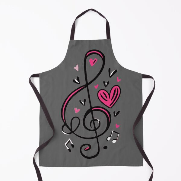 Item preview, Valentine's Day treble clef designed and sold by SoulOfTrees.