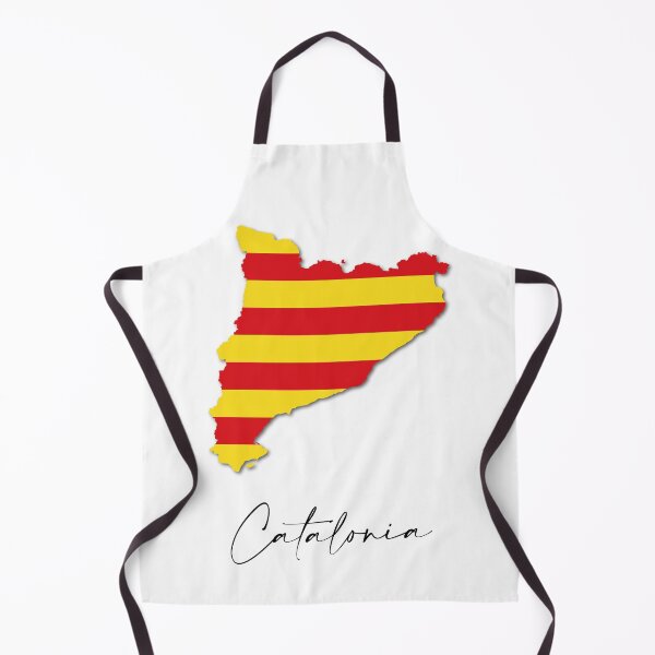 Item preview, Catalonia Country Map and Flag Barcelona Spain designed and sold by dk-design85.