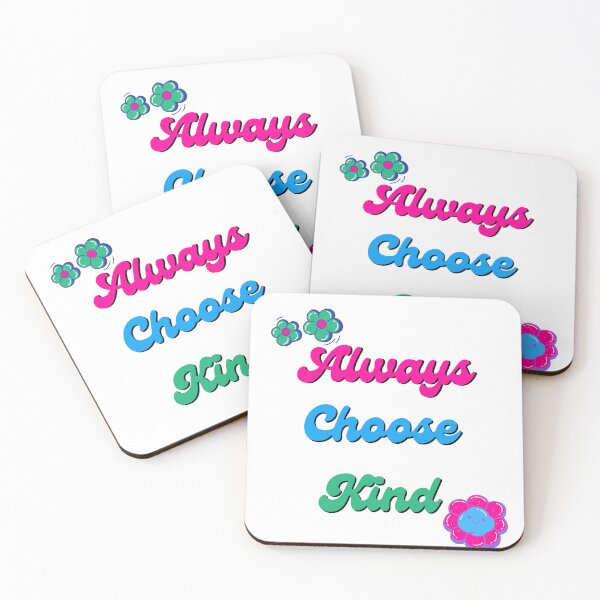 Item preview, Always Choose Kind - Pink And Blue And Green designed and sold by MadeByJadex.
