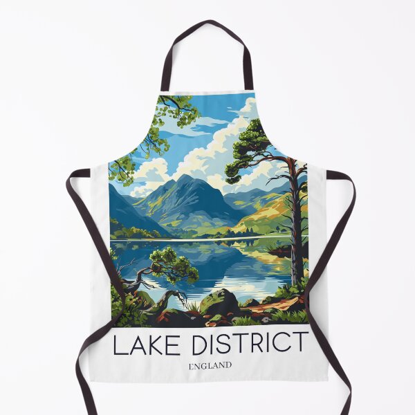 Item preview, A Pop Art Travel Print of the Lake District - England  designed and sold by StudioRedKoala.
