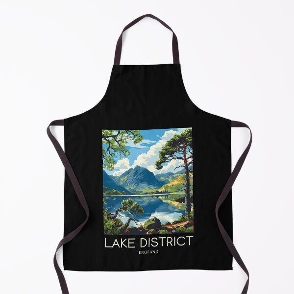 Item preview, A Pop Art Travel Print of the Lake District - England  designed and sold by StudioRedKoala.