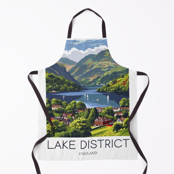 Item preview, A Pop Art Travel Print of the Lake District - England  designed and sold by StudioRedKoala.