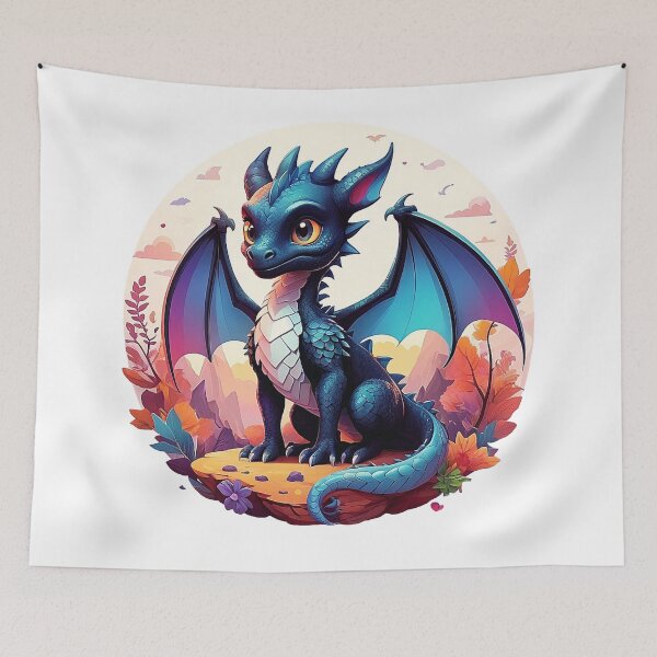 Item preview, Majestic kite flight: shades of blue and purple in the pastel sky designed and sold by Minpadesign.