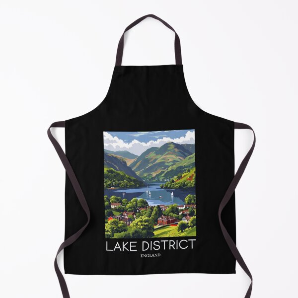 Item preview, A Pop Art Travel Print of the Lake District - England  designed and sold by StudioRedKoala.
