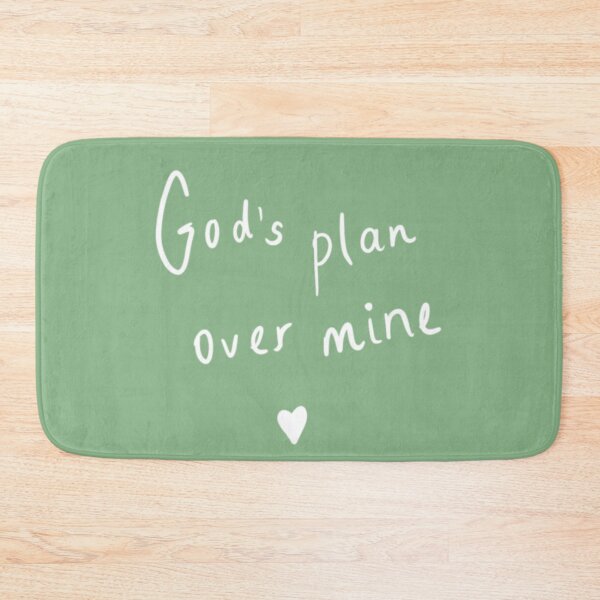 Item preview, God's Plan Over Mine designed and sold by madebyhandesign.