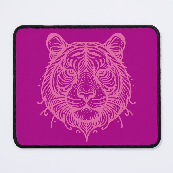 Item preview, Tiger, line art, tiger face, tiger head, animal line art, art design designed and sold by craftytraci.