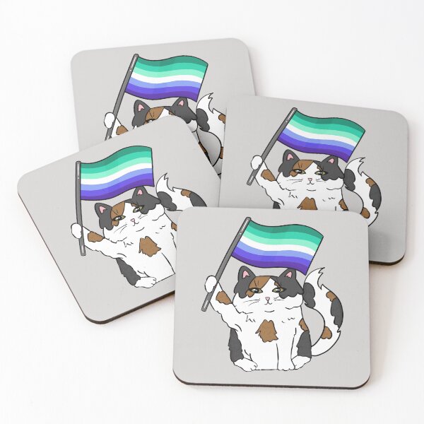 Item preview, Gay Pride Calico Cat designed and sold by familiarsadie.