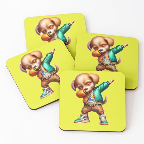 Item preview, Cute funny Puppy in DABBING pose dressed in modern clothes. designed and sold by Nathalymx.