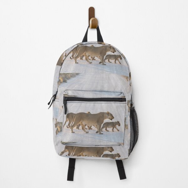 Item preview, Namibia. Etosha National Park. Lioness with the Cubs Crossing Road. designed and sold by vadim19.