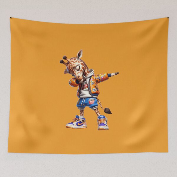 Item preview, Cute funny Giraffe in DABBING pose dressed in modern clothes. designed and sold by Nathalymx.