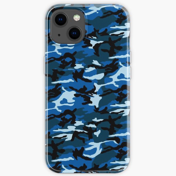 CAMO BLUE iPhone Soft Case