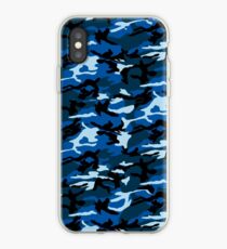 CAMO BLUE iPhone Case