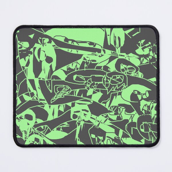 Item preview, Gray Green Skulls Pattern designed and sold by skullbal.