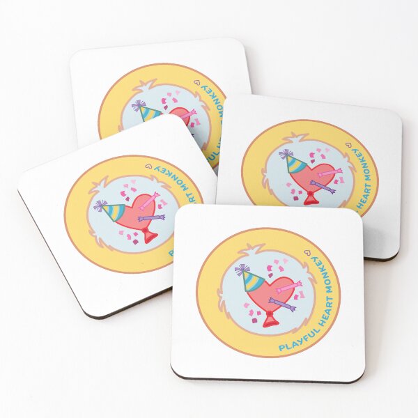 Item preview, Playful Heart Monkey Caring Cousin Badge  designed and sold by Brittanykald.