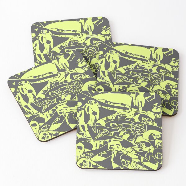 Item preview, Gray Yellow Skulls Pattern designed and sold by skullbal.