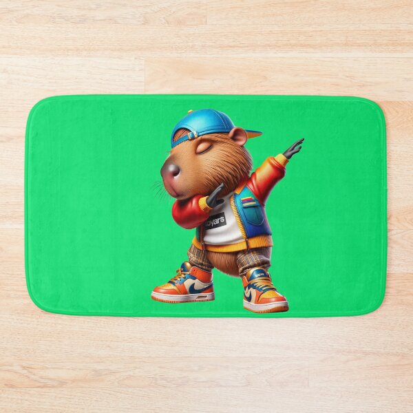 Item preview, Cute funny Capybara in DABBING pose dressed in modern clothes. designed and sold by Nathalymx.