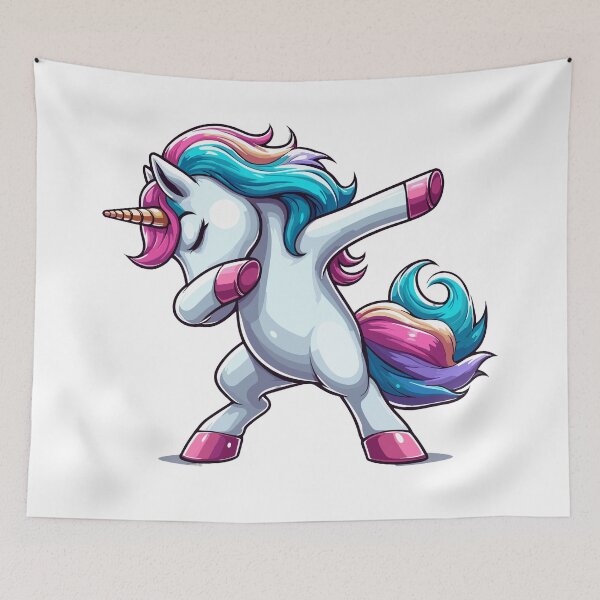 Item preview, Dabbing Unicorn in Enchanted Colors designed and sold by Designowner.
