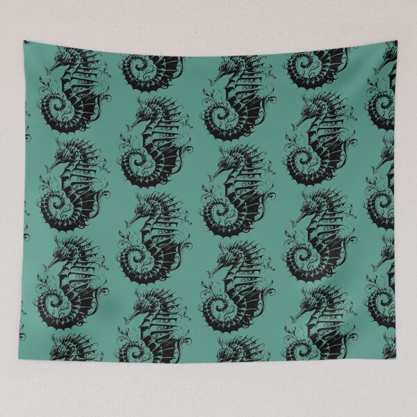 Item preview, Peaceful Sea Horse Floating in Harmony designed and sold by AnalajiaDesigns.
