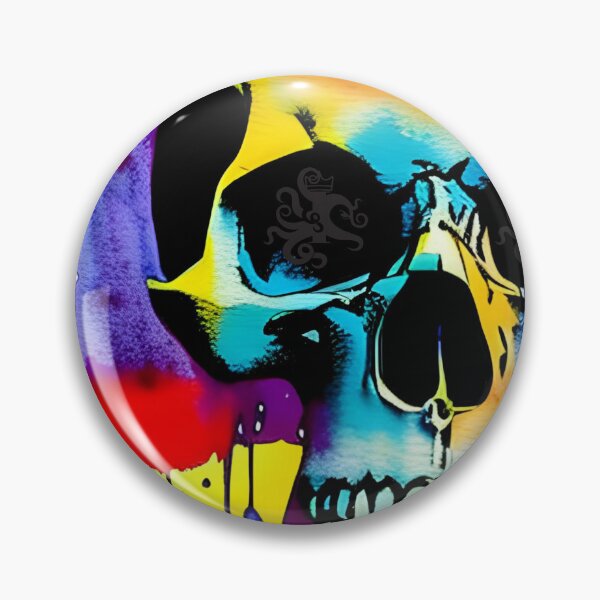 Item preview, Funky Fabulous: RainbowSugar Skull - A Resting B*tch Face Accesory designed and sold by therealbooty.