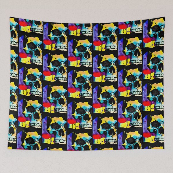 Item preview, Funky Fabulous: RainbowSugar Skull - A Resting B*tch Face Accesory designed and sold by therealbooty.