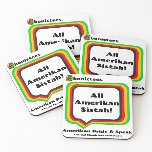 Item preview, All Amerikan Sistah! Ebonictees ebonic phrase. designed and sold by Ebonictees.