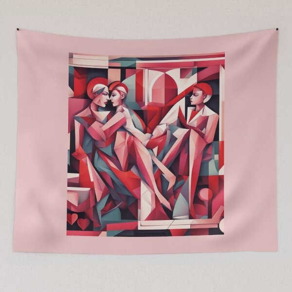 Item preview, Valentine romance in red designed and sold by seahorse crossing.