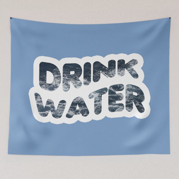 Item preview, Drink water, water font designed and sold by lizxberry.
