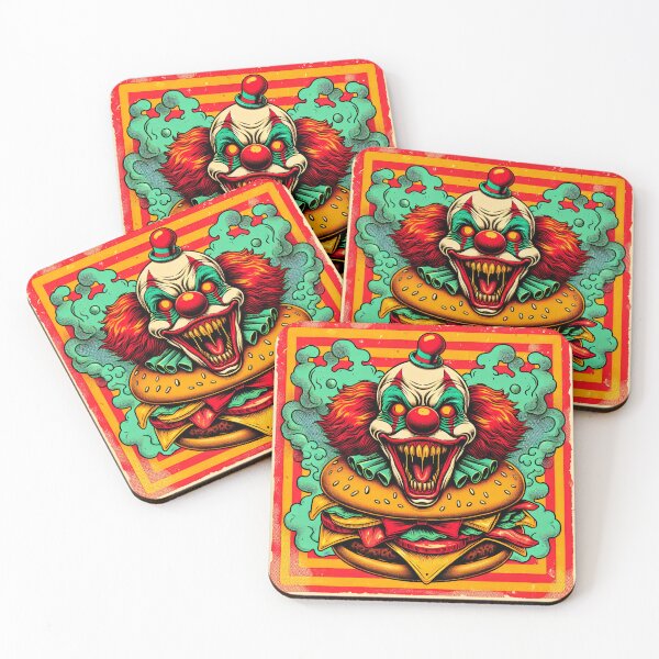 Item preview, Evil Fast Food Clownburger Monster! designed and sold by AIPixelMaster.