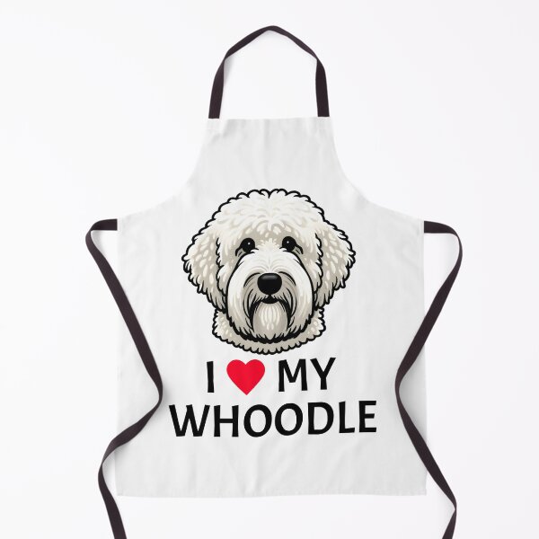 Item preview, I love my Whoodle - Love dog statement designed and sold by Ingridpd.