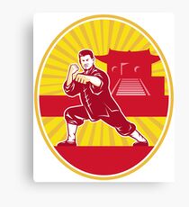 Shaolin Kung Fu Master Canvas Print