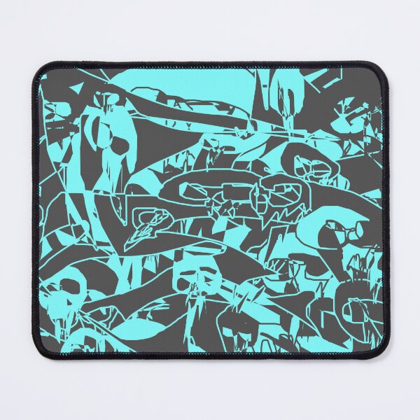 Item preview, Gray Blue Skulls Pattern designed and sold by skullbal.