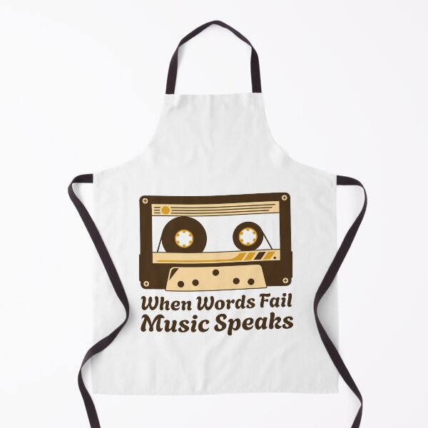 Item preview, When Words Fail Music Speaks Cassette designed and sold by PMCreative.