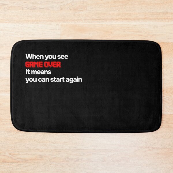 Item preview, GAME OVER does't mean you end up(white version) designed and sold by Yewon Kim.