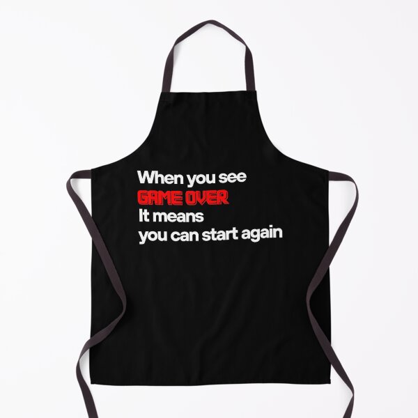 Item preview, GAME OVER does't mean you end up(white version) designed and sold by Yewon Kim.