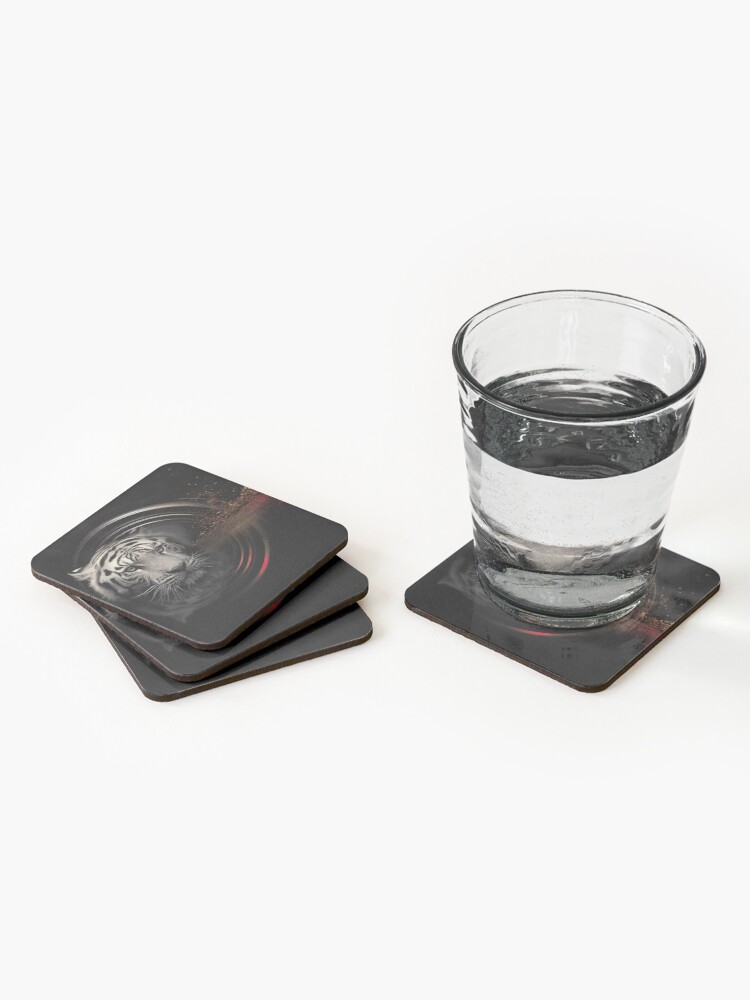 Thumbnail 2 of 5, Coasters (Set of 4), Primal Awakening: 2024 Anniversary Edition designed and sold by rebecka.