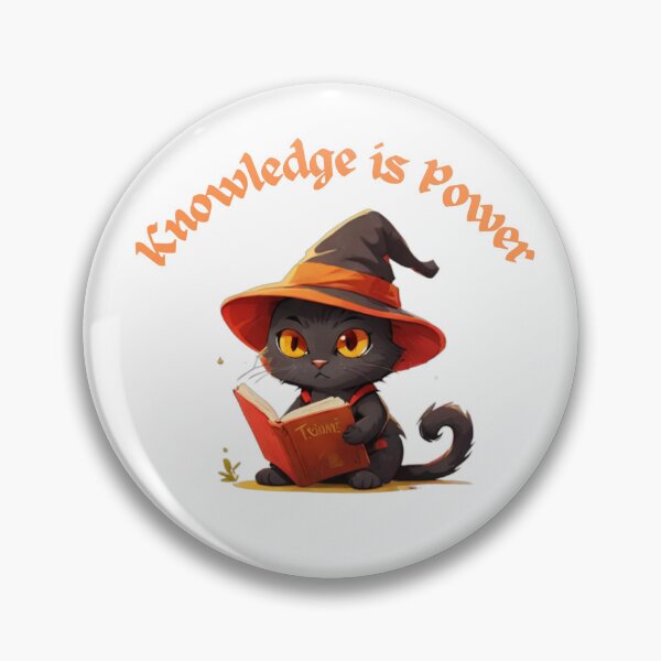 Item preview, Knowledge is Power - Cat designed and sold by Wizard-Woods.