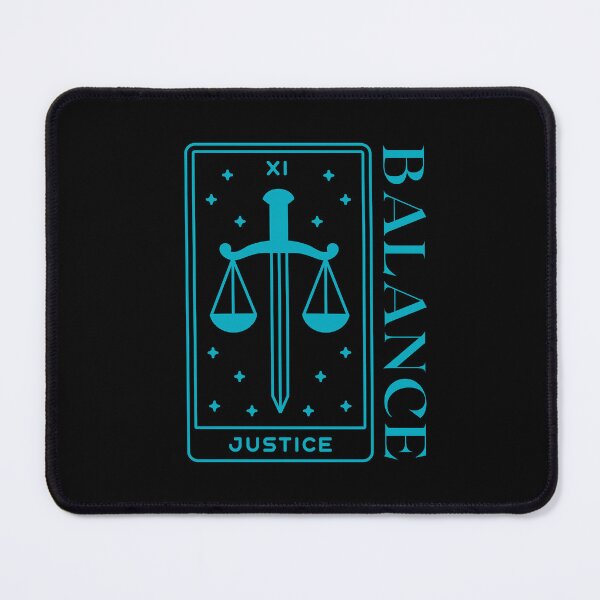 Item preview, Justice Tarot Card with Balance designed and sold by Bennymp.