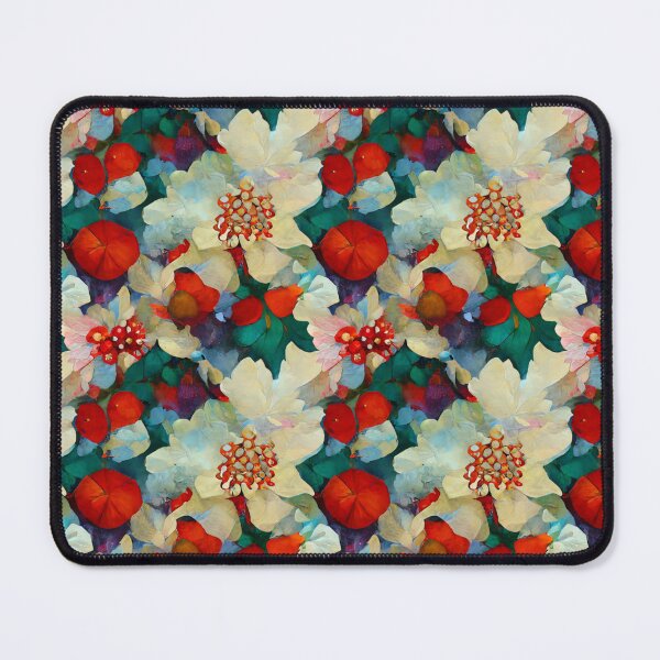 Item preview, White Christmas flower background designed and sold by Funwaytrend.