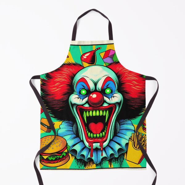 Item preview, Trippy Fast Food Circus Clown Vampire! designed and sold by AIPixelMaster.