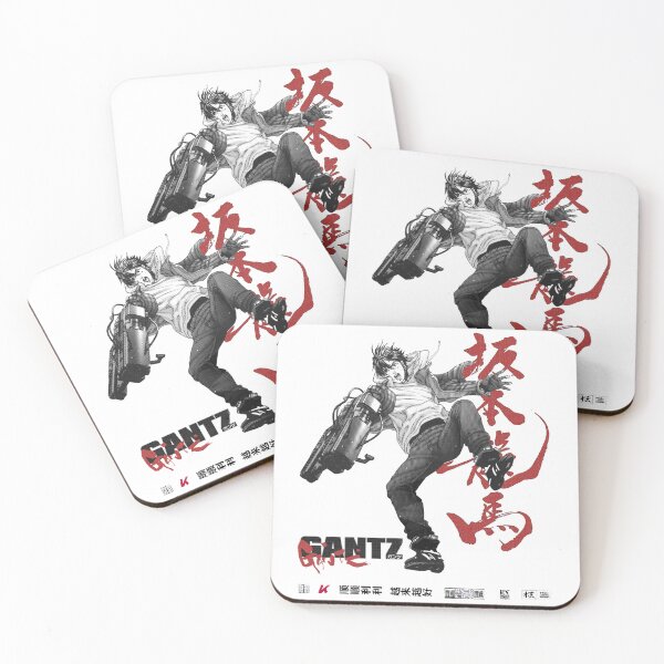 Item preview, GANTZ, ガンツ , ANIME RED, BLACK AND WHITE designed and sold by Kai Multiverse.