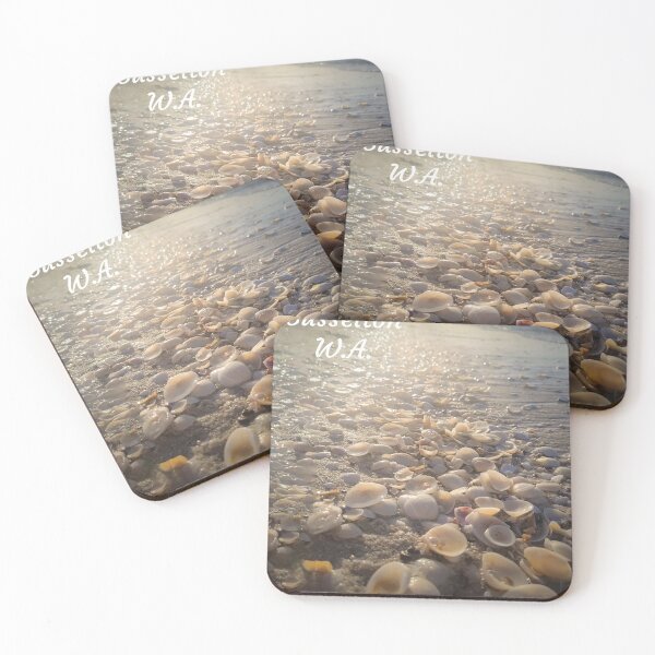 Item preview, Shells on Busselton beach at sunset designed and sold by gwenthewren.