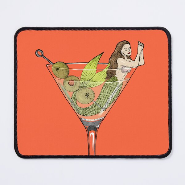 Item preview, Martini Mermaid Cocktail designed and sold by Elizabeth Weglein.