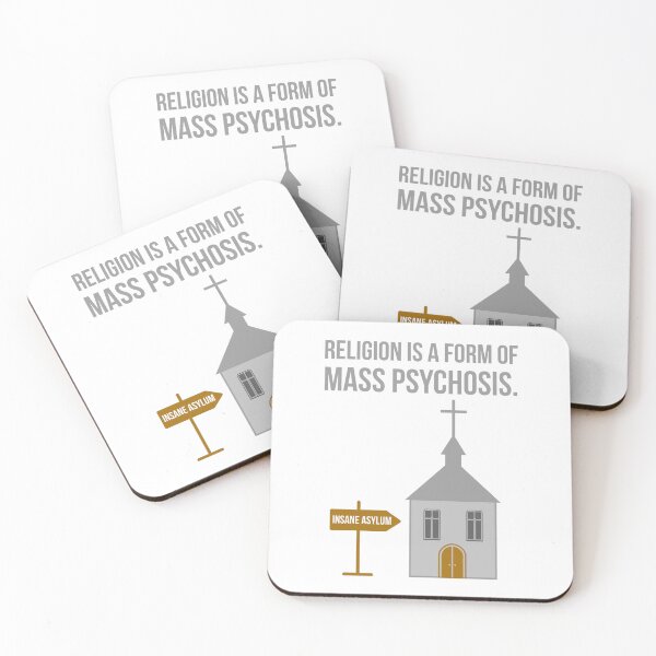 Item preview, Religion is mass psychosis  designed and sold by Rachel the Artist .