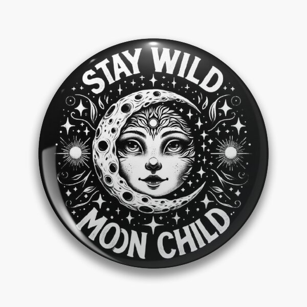 Item preview, Stay Wild Moon Child Graphic designed and sold by BrooklynBrand.