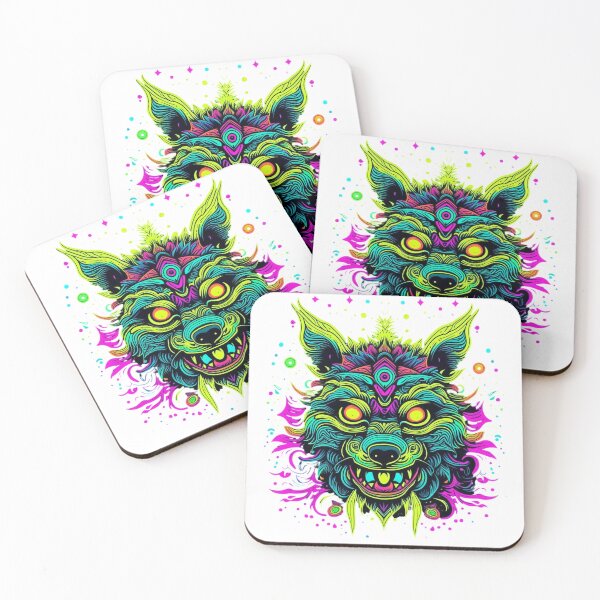 Item preview, Psychedelic  Wolf Art designed and sold by AnalajiaDesigns.